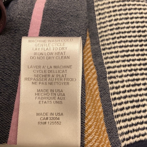 Dolan Left Coast Collection Size Medium Luella Vertical Stripes Pullover Blouse - Picture 5 of 6